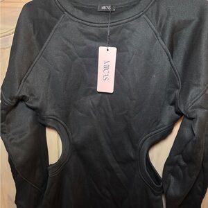 Micas Black Mini Dress